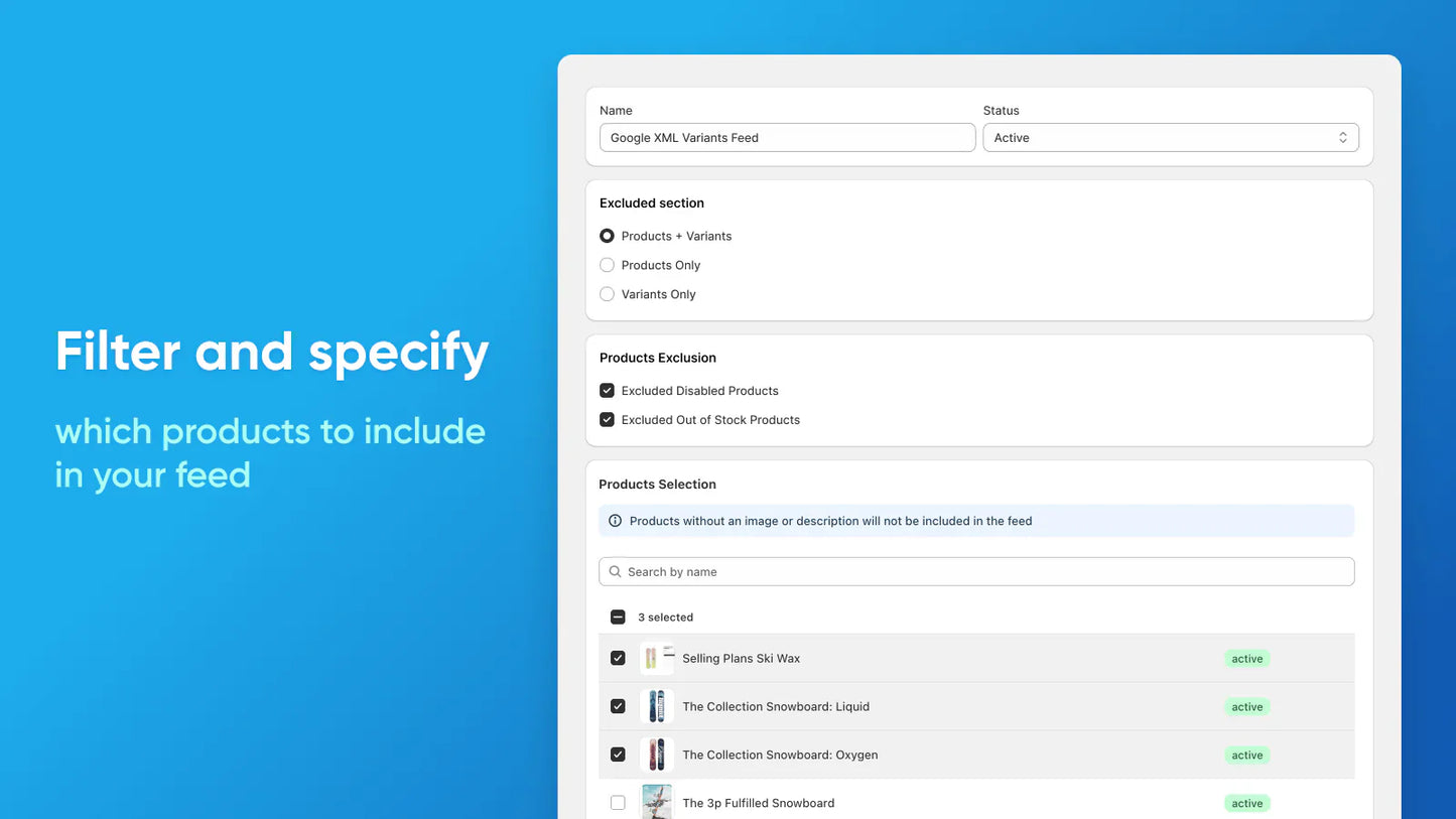 FeedFusion: Product Feed