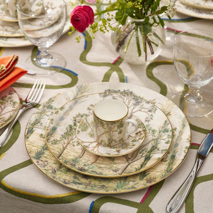 キットケンプ ゴールド 11インチ リムラウンドプレート トールツリー