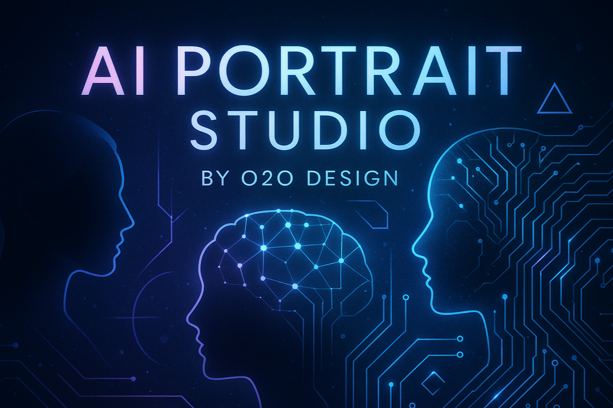 AI Portrait Studio by O2O Design Cover