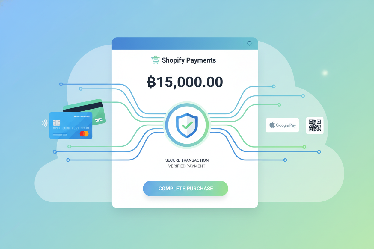 Shopify Payments - ระบบชำระเงิน