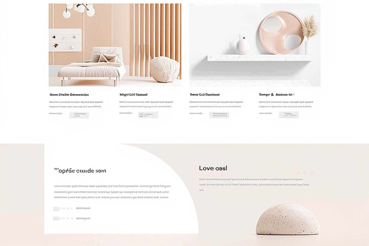 ウェブサイトのホームテンプレート