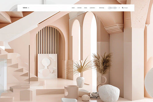 ウェブサイトのホームテンプレート