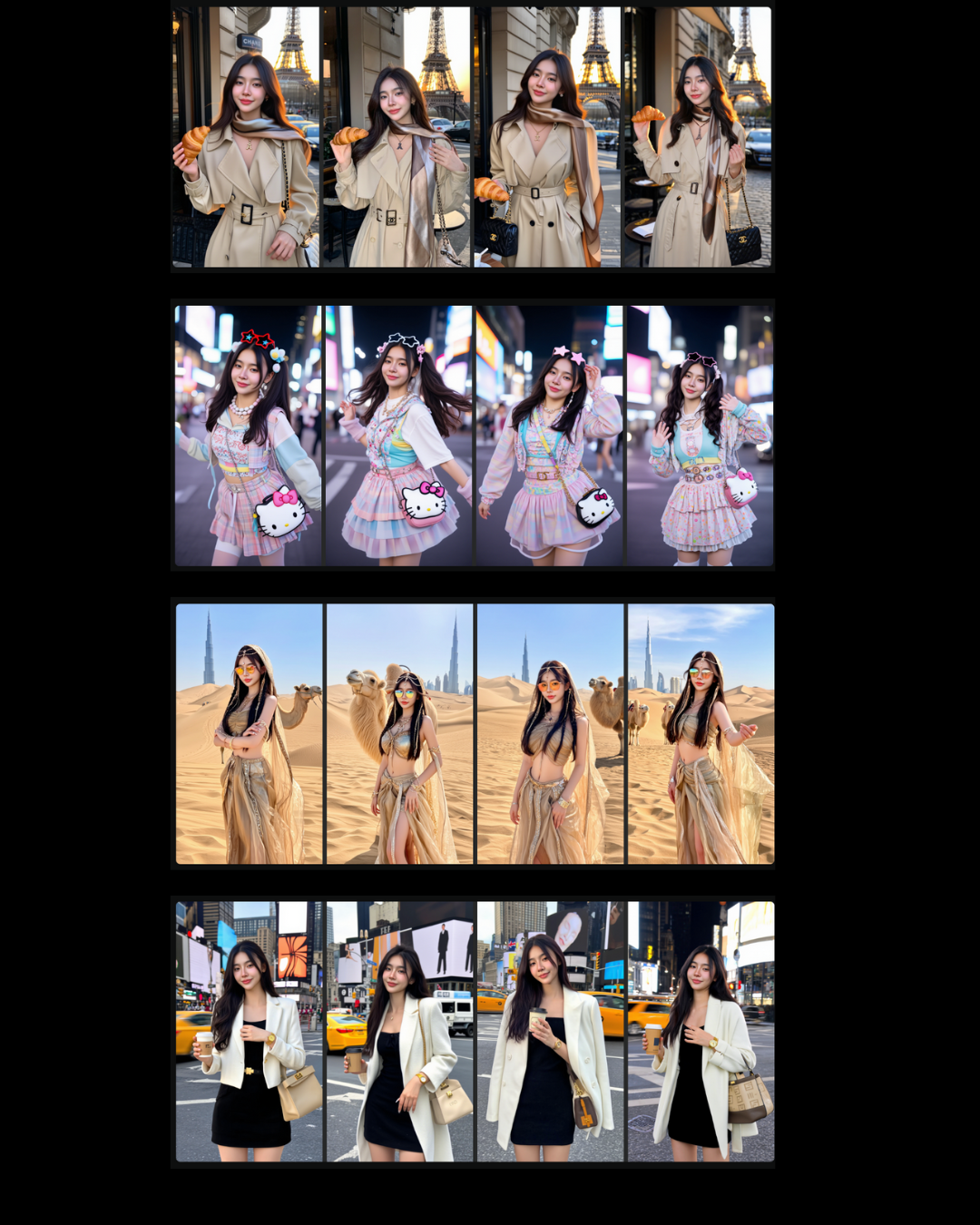 O2OデザインによるAIポートレートスタジオ