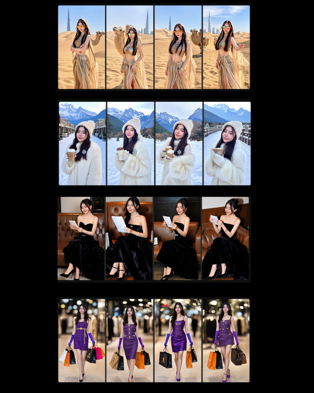 O2OデザインによるAIポートレートスタジオ