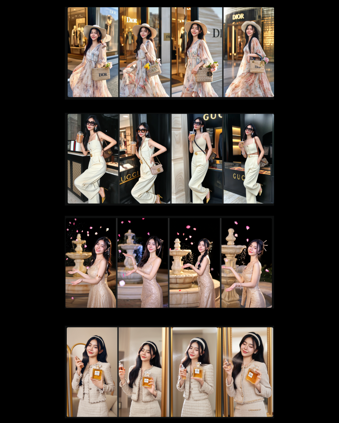 O2OデザインによるAIポートレートスタジオ