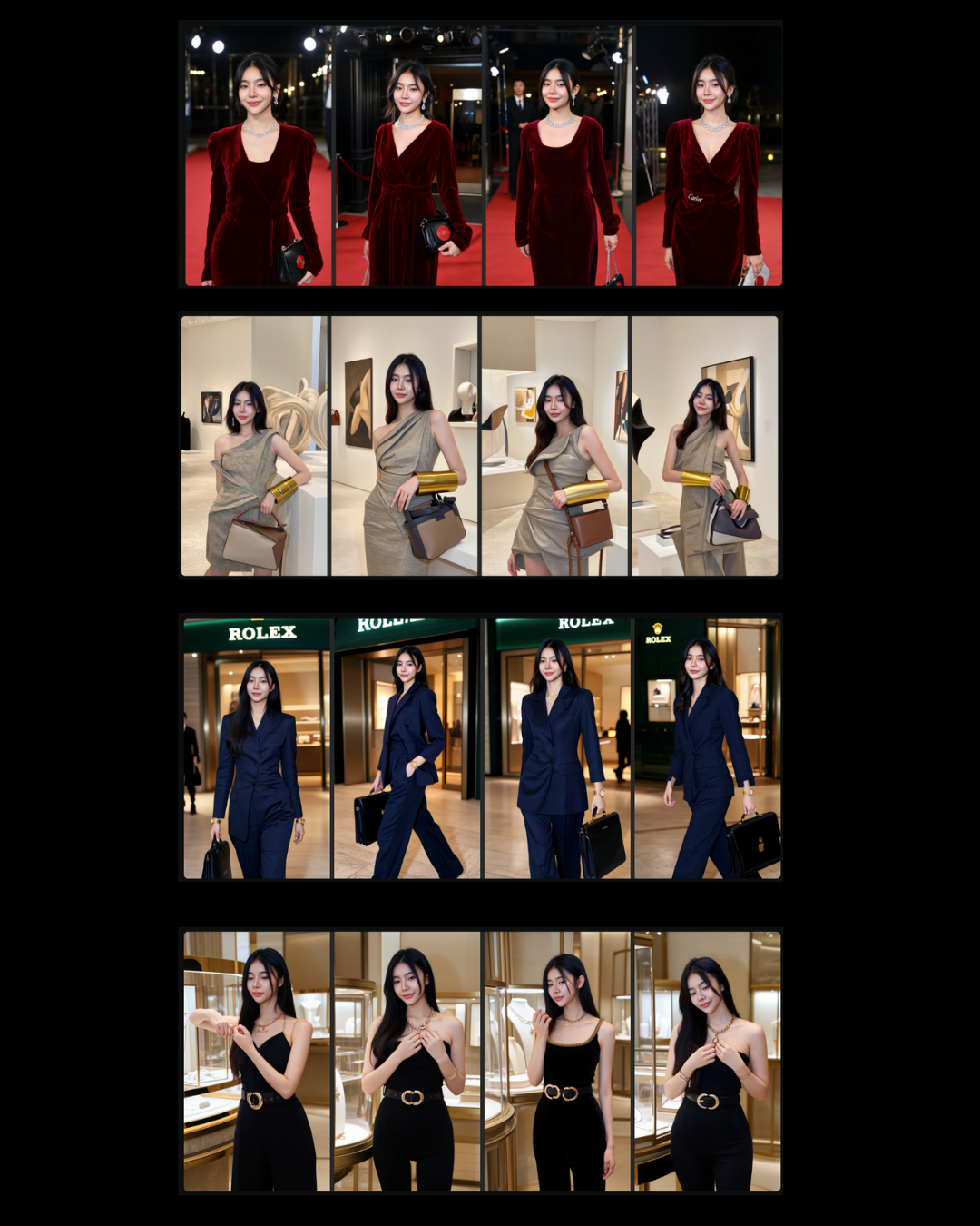 O2OデザインによるAIポートレートスタジオ