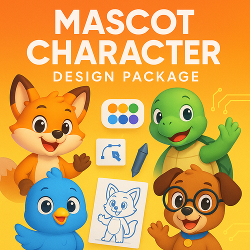 แพ็กเกจบริการออกแบบตัวละครมาสคอต (Mascot Character Design Package)