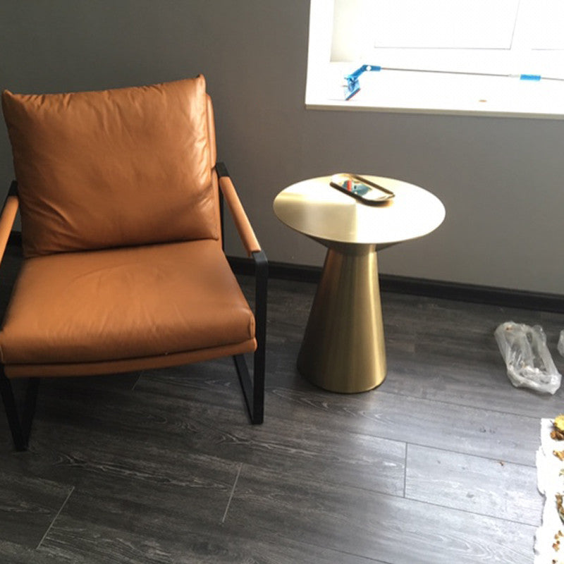 elegant design brass center table metal round side tables coffee table for living room furniture