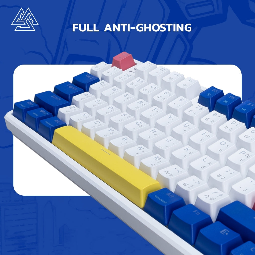 EGA TYPE CMK3 メカニカル キーボード CIY ได้ 2 สวิตต์ 青スイッチ / 赤スイッチ フル RGB รับประกันสินค้า 2 ปี