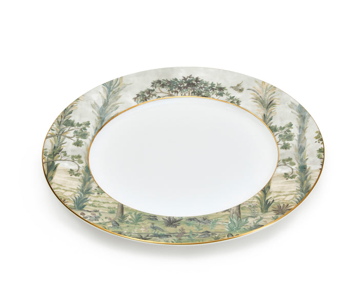 キットケンプ ゴールド 11インチ リムラウンドプレート トールツリー