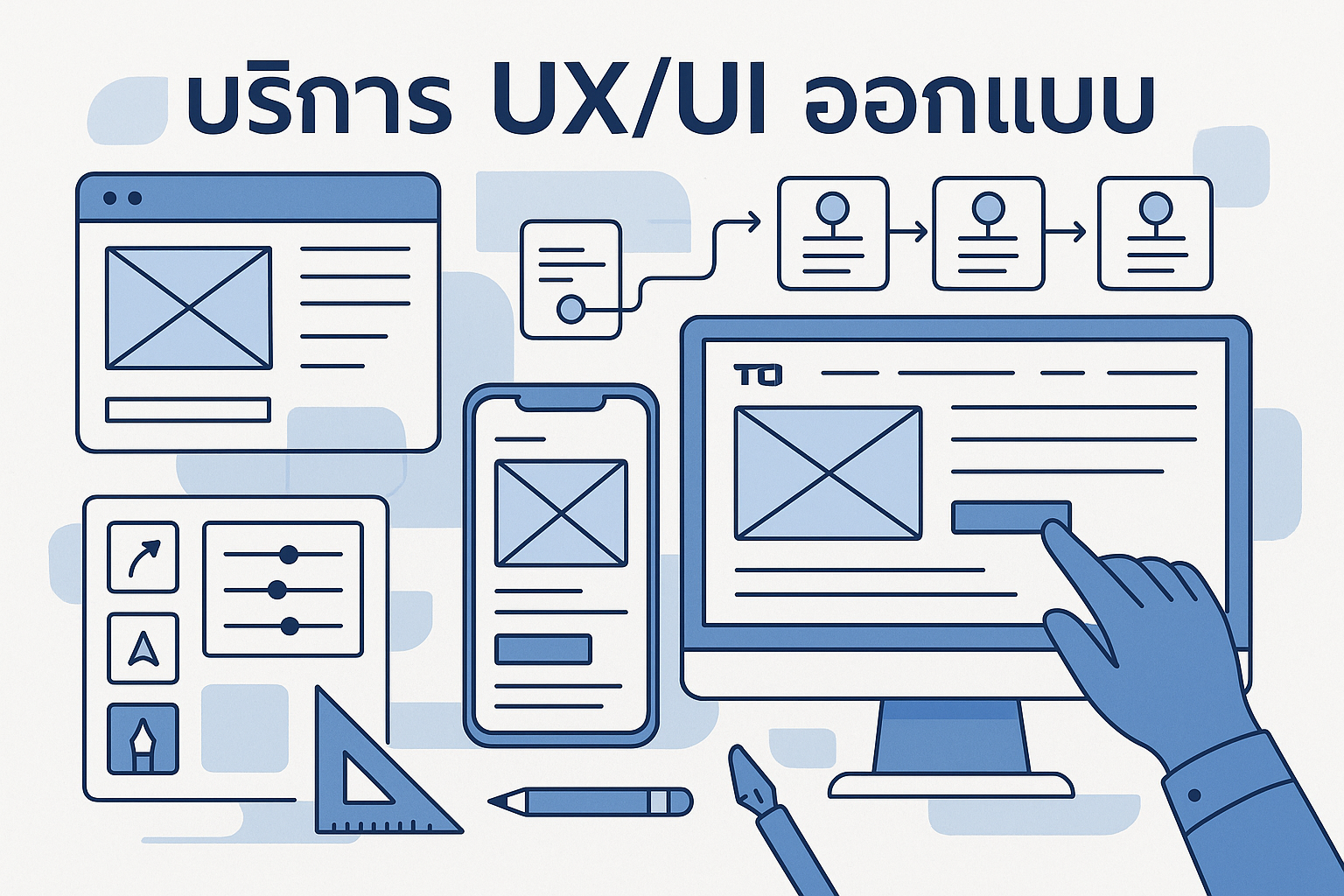 UX/UI Design Service - ออกแบบประสบการณ์ผู้ใช้